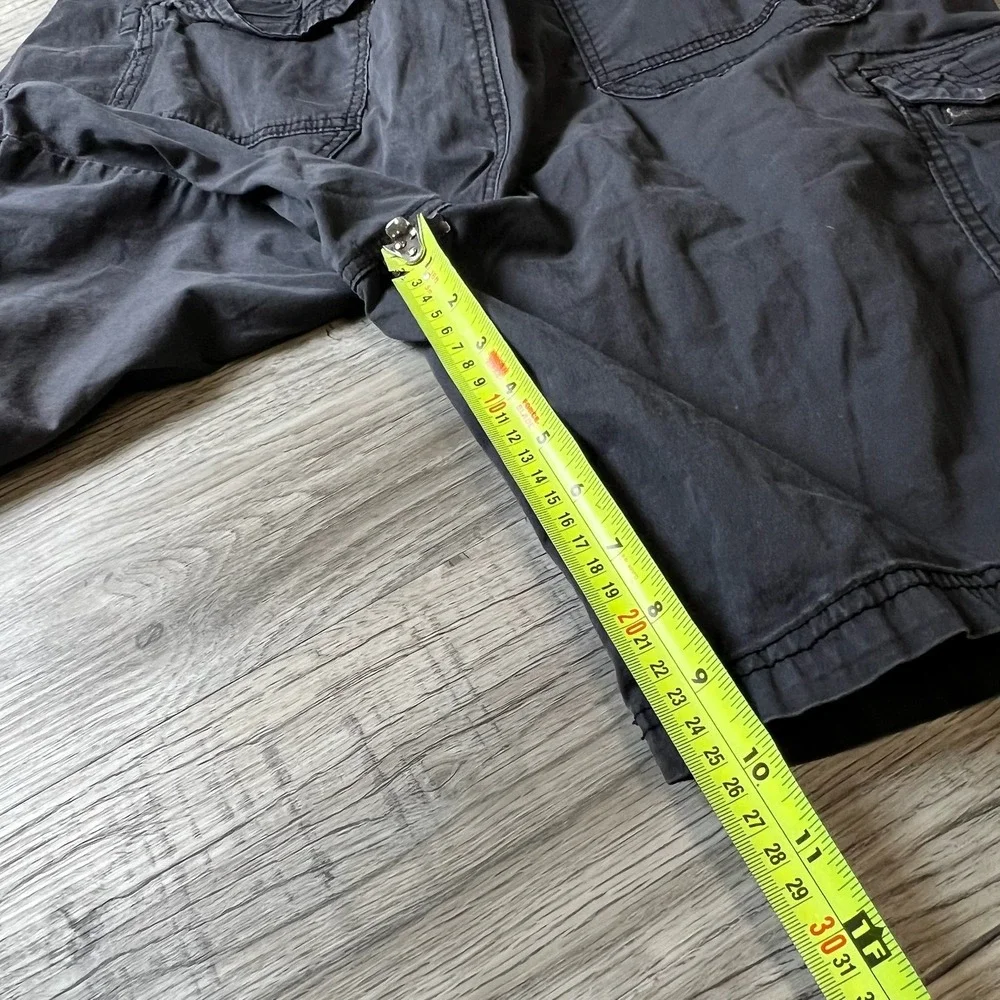 Unionbay Cargo‎ Shorts Mens 40 Black Stretch Utility Hiking Gorpcore Outdoors